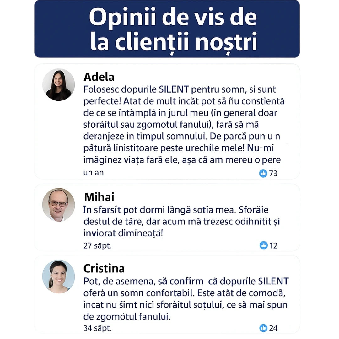 Silent™ – Dormi liniștit, fără zgomot - My Store